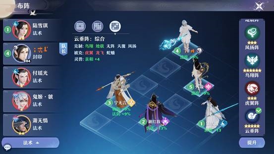 梦幻新诛仙阵怎么搭配图2