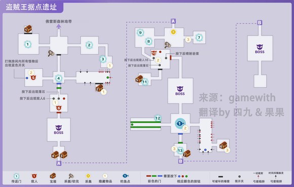 符文工房5盗贼王据点遗址收集品都有什么 符文工房5盗贼王据点遗址收集品一览图1