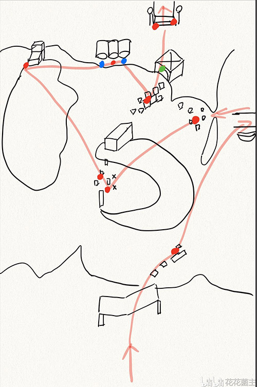 光遇墓土最佳跑图路线图1