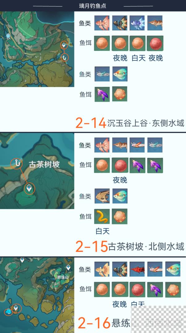 原神4.4新增钓鱼点位置一览图4