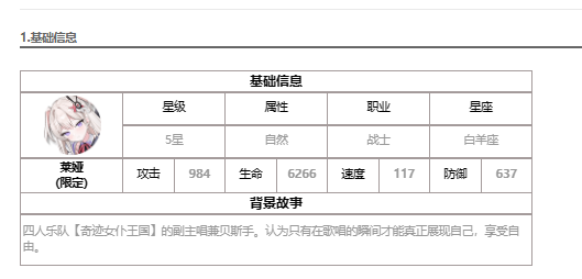 第七史诗莱娅怎么样 第七史诗莱娅介绍图1