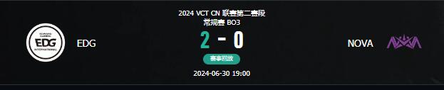 无畏契约vct第二赛段EDG vs NOVA视频介绍图1