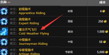 魔兽世界寒冷天气飞行在哪买 魔兽世界寒冷天气飞行宝典购买位置图5
