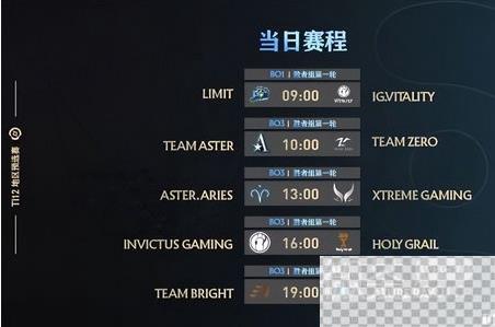 DOTA2ti12中国区预选赛赛程详情图2