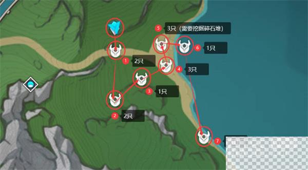 原神原海异种收集路线一览图2