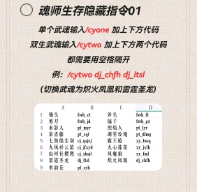 魂师生存双生武魂指令是什么图1