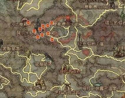 永恒之塔奥德采集1-499采集路线一览图6