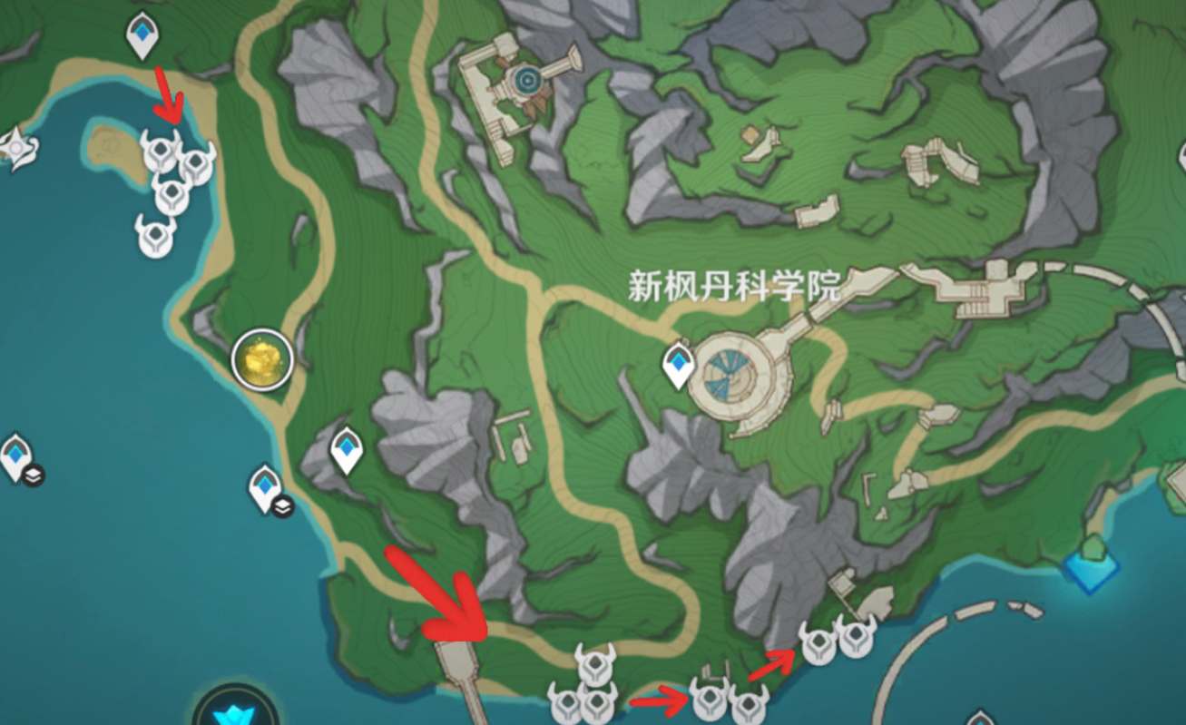 原神原海异种刷怪路线一览图片3