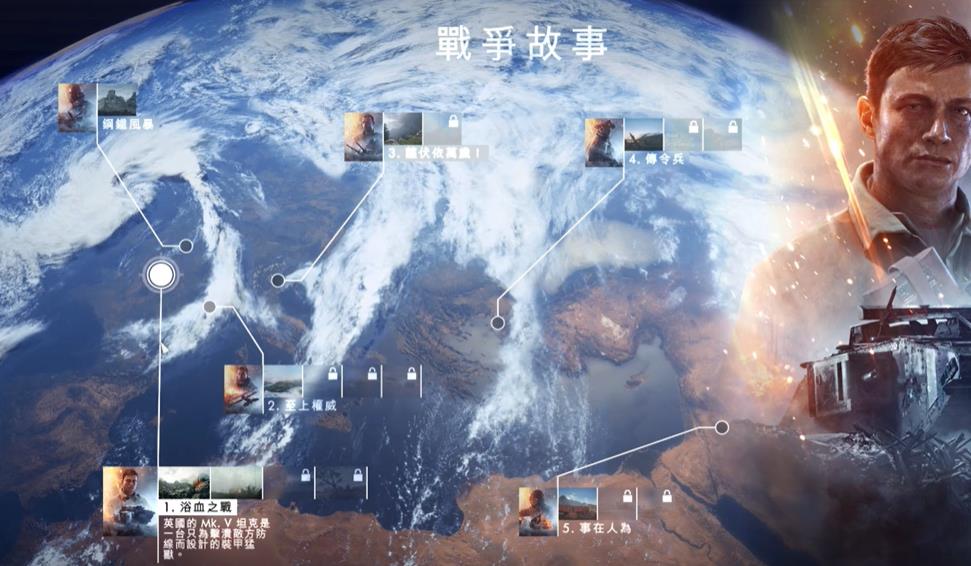 战地1剧情模式位置介绍图1