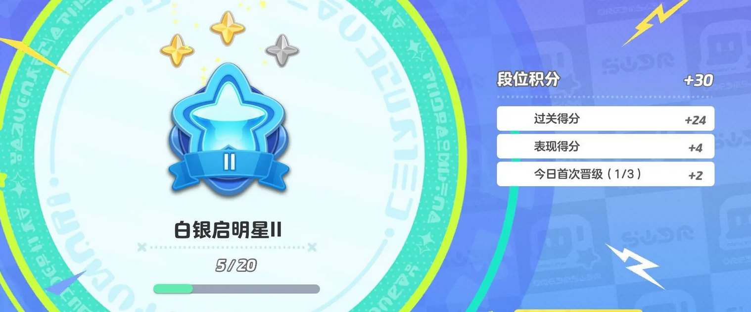 元梦之星排位段位等级一览图2