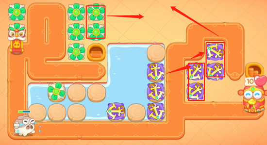 保卫萝卜4新春大集第10关怎么玩 第10关过关方法介绍图2