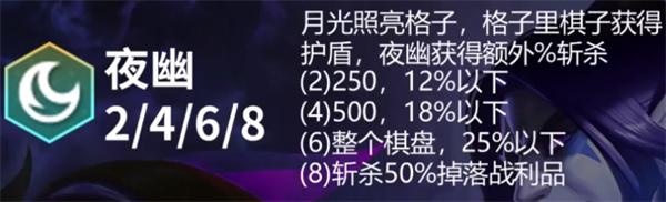 云顶之弈手游S11夜幽羁绊效果怎么样 S11夜幽羁绊效果一览图2