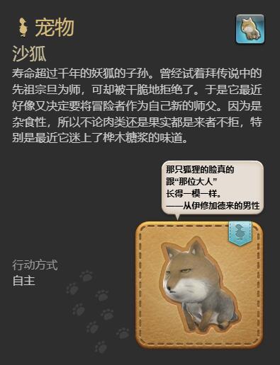 ff14沙狐宠物获得方法图3